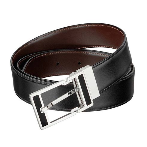 S.T. Dupont Aksesoar | Kais ST Dupont  Line D Buckle 2 35mm braon