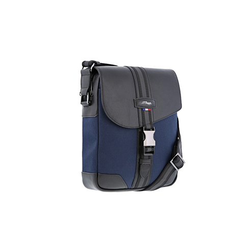 S.T. Dupont Aksesoar | DOUBLE ZIP BAG MILL BLUE 