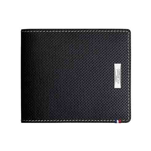 BILLFOLD 8CC ID PUNCHED BLACK
