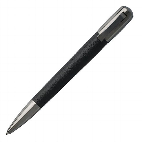 Hugo Boss Pisaći aksesoar | BALLPOINT PEN PURE LEATHER BLK