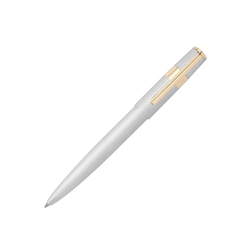Hugo Boss Pisaći aksesoar | Pinstripe Gear Silver/Gold Ballpoint Pen