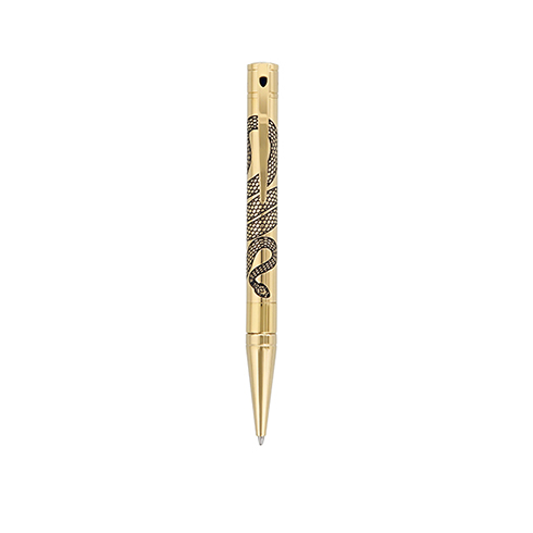 S.T. Dupont Pisaći aksesoar | Initial Ballpoint Gold Snake pen