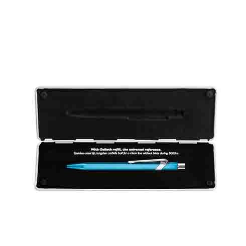 849 Ballpoint pen Metal-x Turquoise with box
