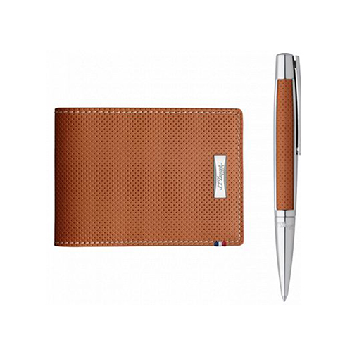 Defi Ballpoint pen & leather wallet