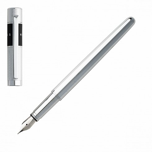 Hugo Boss Pisaći aksesoar | FOUNTAIN PEN RIBBON CHROME