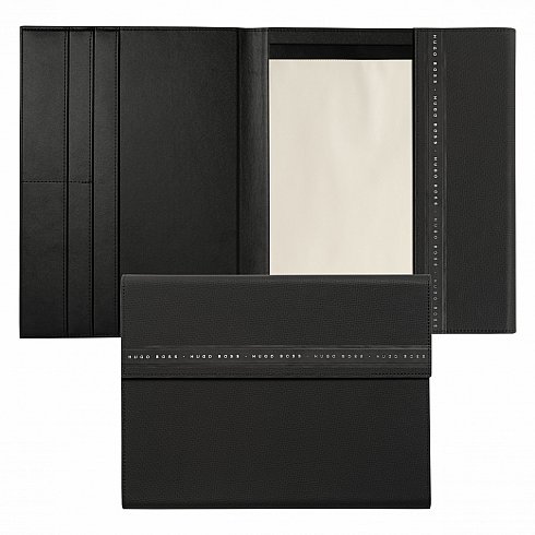 Hugo Boss Notesi i Agende | FOLDER A4 RIBBON BLACK