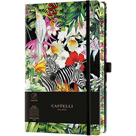 Castelli  Unisex | CASTELLI NOTEBOOK MID RUL EDEN ZEBRAS