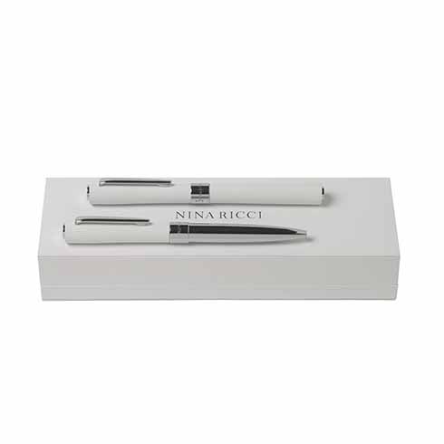 Nina Ricci Pisaći aksesoar | Set Dune White (ballpoint pen & fountain pen)