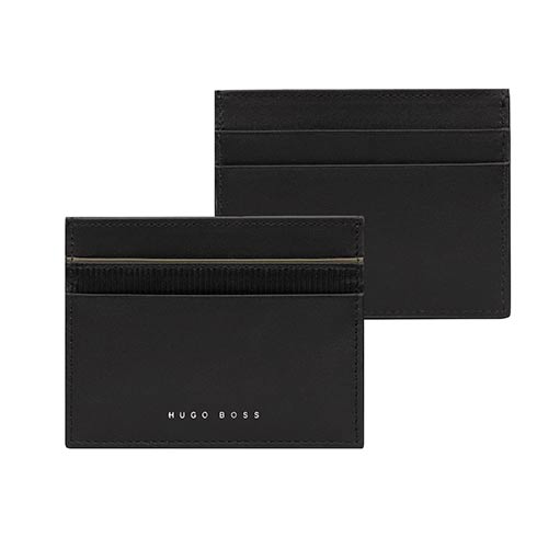 Hugo Boss Aksesoar | Card holder Gear Black Khaki