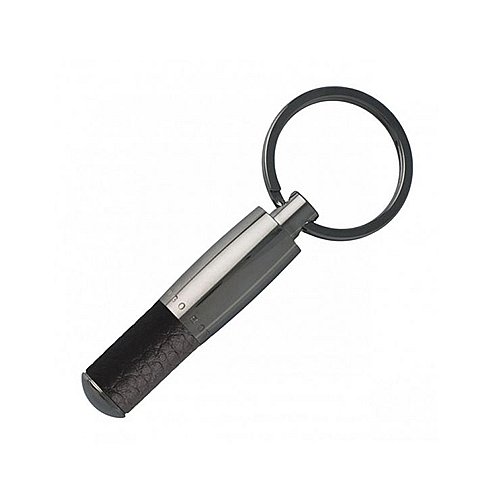 KEY RING PURE LEATHER BROWN