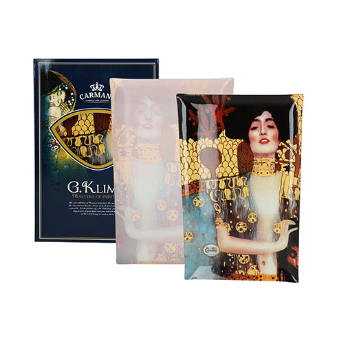 Carmani Staklo | Carmani dekorativni tanjir Gustav Klimt Judith 45x28