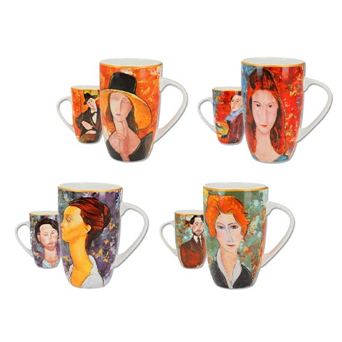 Carmani Porcelan | Carmani Set Modigliani 4 solje 350ml 