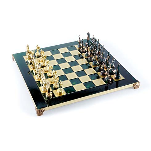 Manopoulos Dečiji | Greek Mythology Chess Green/Gold