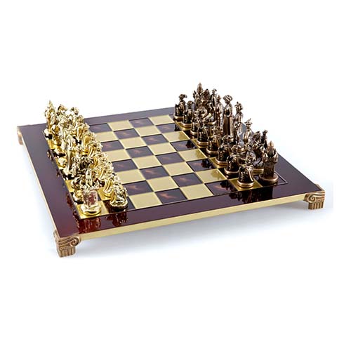 Manopoulos Dečiji | Medieval Knights Chess Brown/Gold