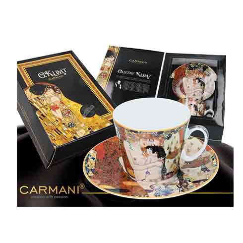 Carmani Porcelan | Klimt Motherhood šolja sa tacnom