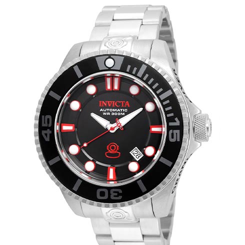 INVICTA Automatski | Invicta sat Pro Diver Men 47mm Stainless Steel Steel Black dial NH35A Automatic 19798