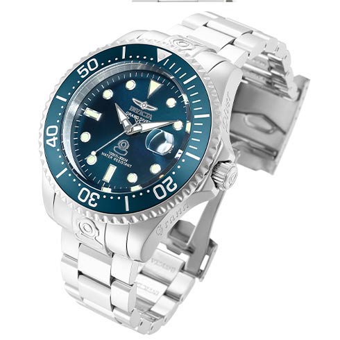 INVICTA Automatski | Invicta sat Pro Diver Men 47mm Stainless Steel Steel Blue dial NH35A Automatic