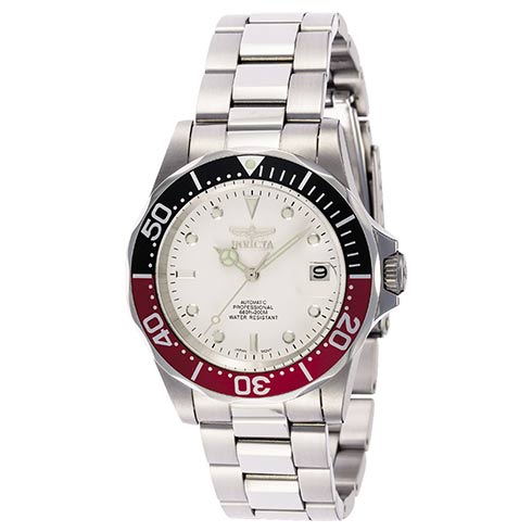 INVICTA Automatski | Invicta sat 9404 Pro Diver Men 40mm Stainless Steel Steel White dial NH35A Automatic