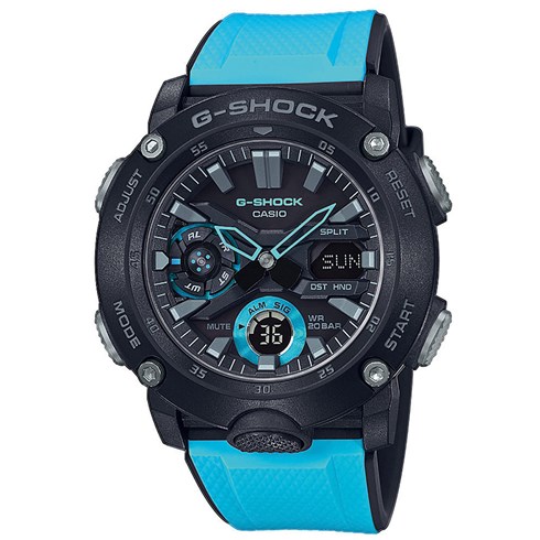 G-SHOCK Digitalni | GA-2000-1A2ER CASIO Carbon Core Guard muški ručni sat