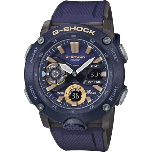 G-SHOCK Digitalni | GA-2000-2AER CASIO Carbon Core Guard muški ručni sat