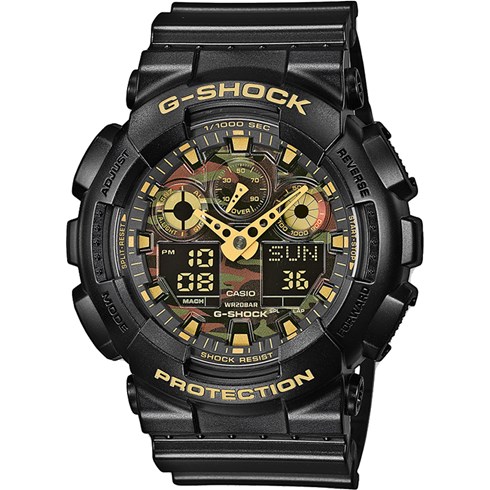 G-SHOCK Digitalni | GA-100CF-1A9ER CASIO G-Shock muški ručni sat
