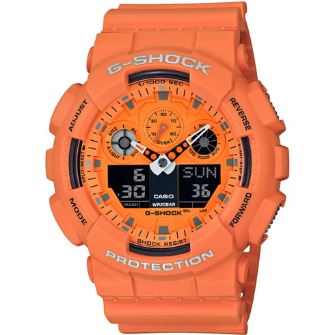 G-SHOCK Digitalni | GA-100RS-4AER CASIO G-Shock muški ručni sat