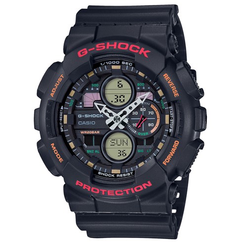 G-SHOCK Satovi vozača automobila | GA-140-1A4ER CASIO G-Shock Standard muški ručni sat