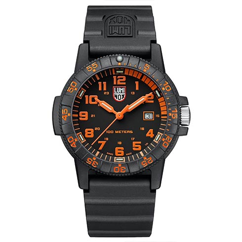 Luminox Sportski | Luminox sat Leatherback Sea Turtle Giant crno narandzasti 44mm