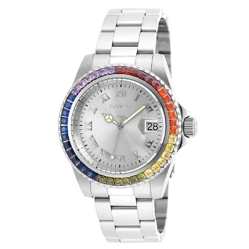 INVICTA Kvarc | Invicta sat Angel Lady 40mm Stainless Steel Steel Silver dial 515 Quartz