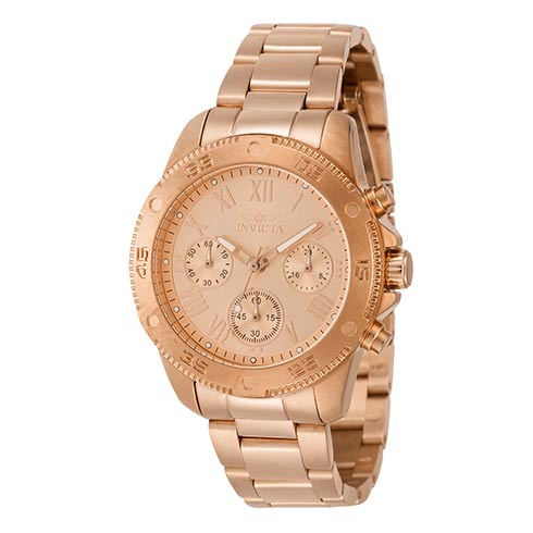 INVICTA Kvarc | Invicta sat 21732 Wildflower Lady 38mm Stainless Steel Rose Gold Rose Gold dial VD54 Quartz